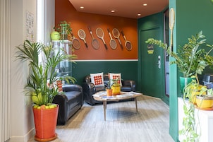 Sala de estar en el lobby