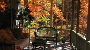 Porch - My Little Blue House (Hiawassee)