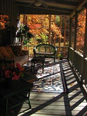 Porch - My Little Blue House (Hiawassee)