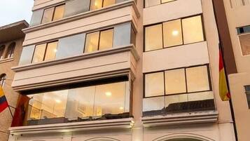 Majoituspaikan julkisivu