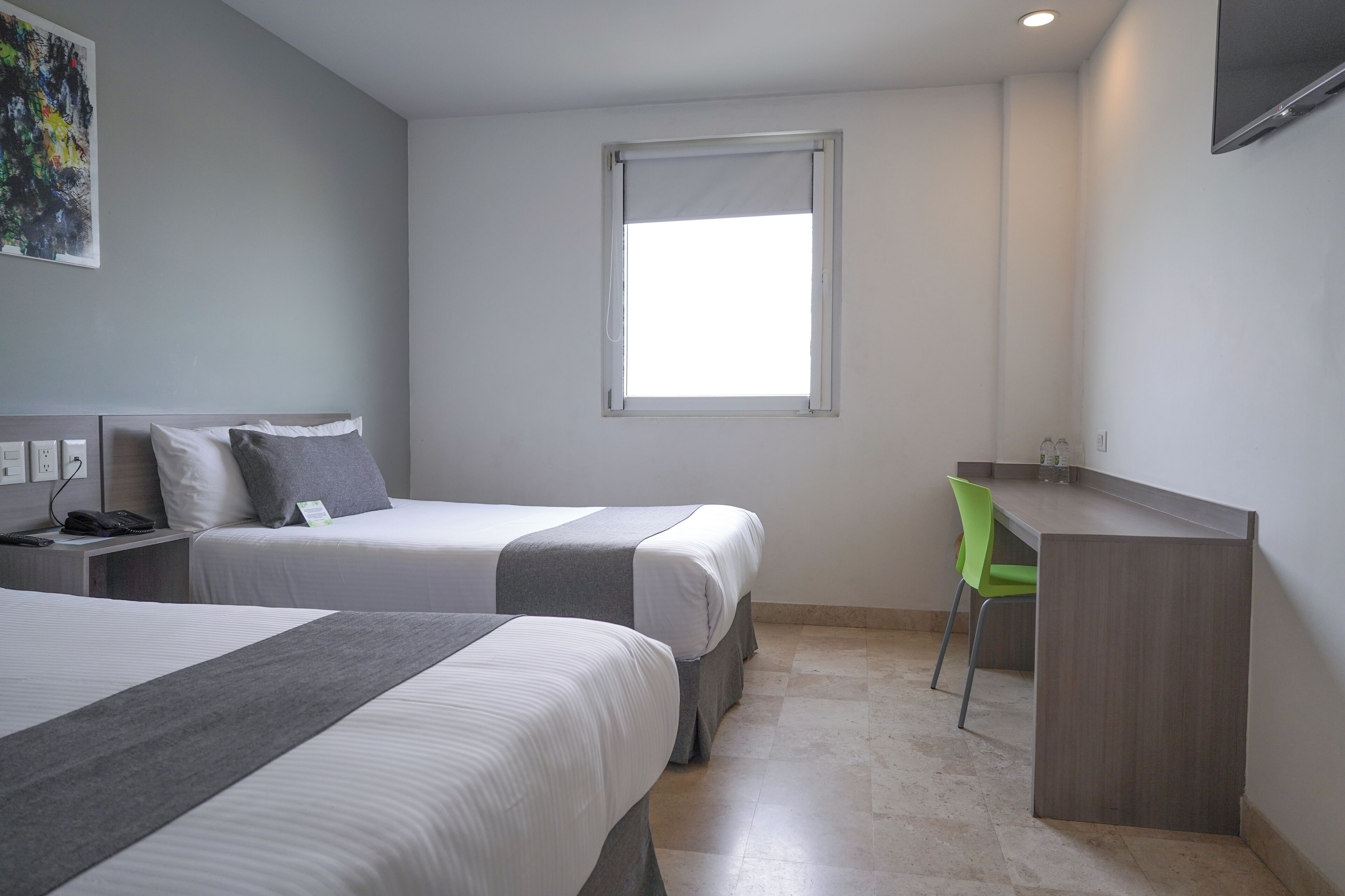 standard room, 2 double beds | 1 bedroom, desk, free wifi, bed sheets