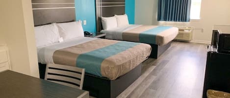 Free WiFi, bed sheets