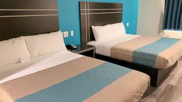 Free WiFi, bed sheets