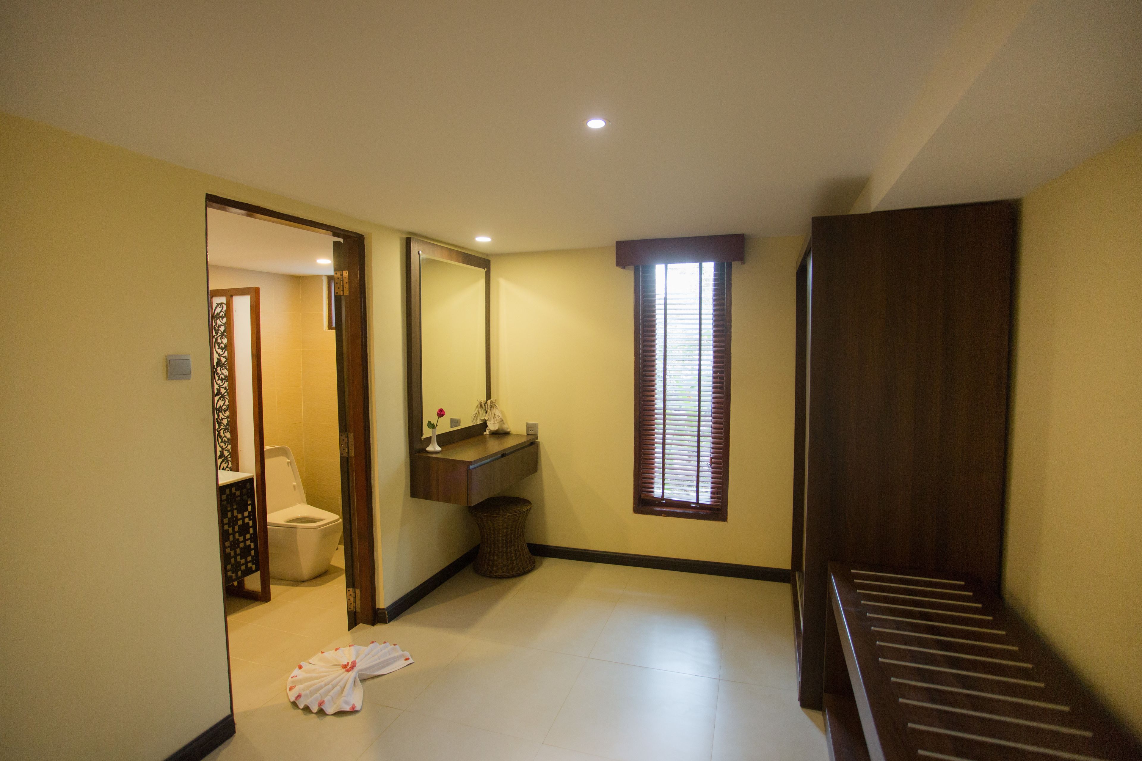residence superior room | bathroom | shower, rainfall showerhead, free toiletries, hair dryer