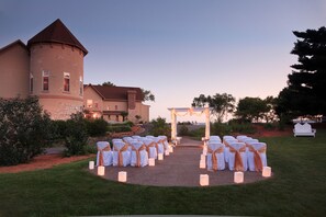 Área de bodas al aire libre