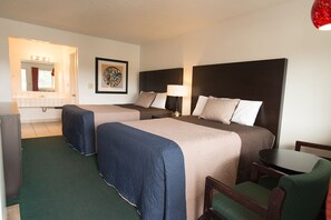 Double Room, 2 Double Beds | Free WiFi, bed sheets