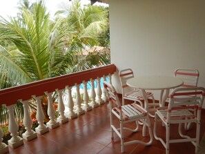 高級客房, 1 間臥室, 小廚 | 陽台