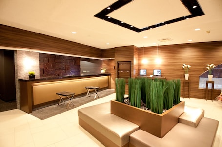 Sala de estar en el lobby