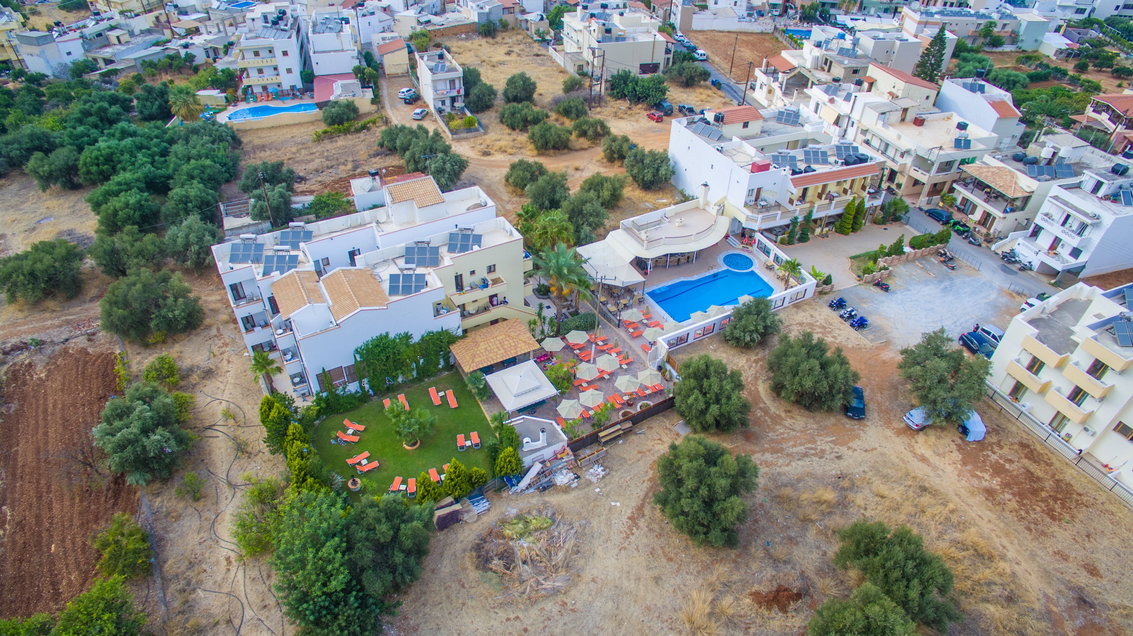 منظر من الجو على ارتفاع عالٍ