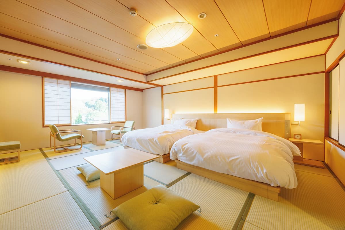 Tomannsrom – superior, ikke-røyk, hageutsikt (Japanese-Style / Renovated 2025) | Dundyner, safe på rommet, individuelt dekorert og individuelt innredet