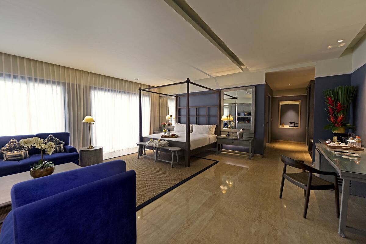 エグゼクティブ スイート (Master Suite Uluwatu) | 高級寝具、ミニバー、セーフティボックス (室内)、デスク