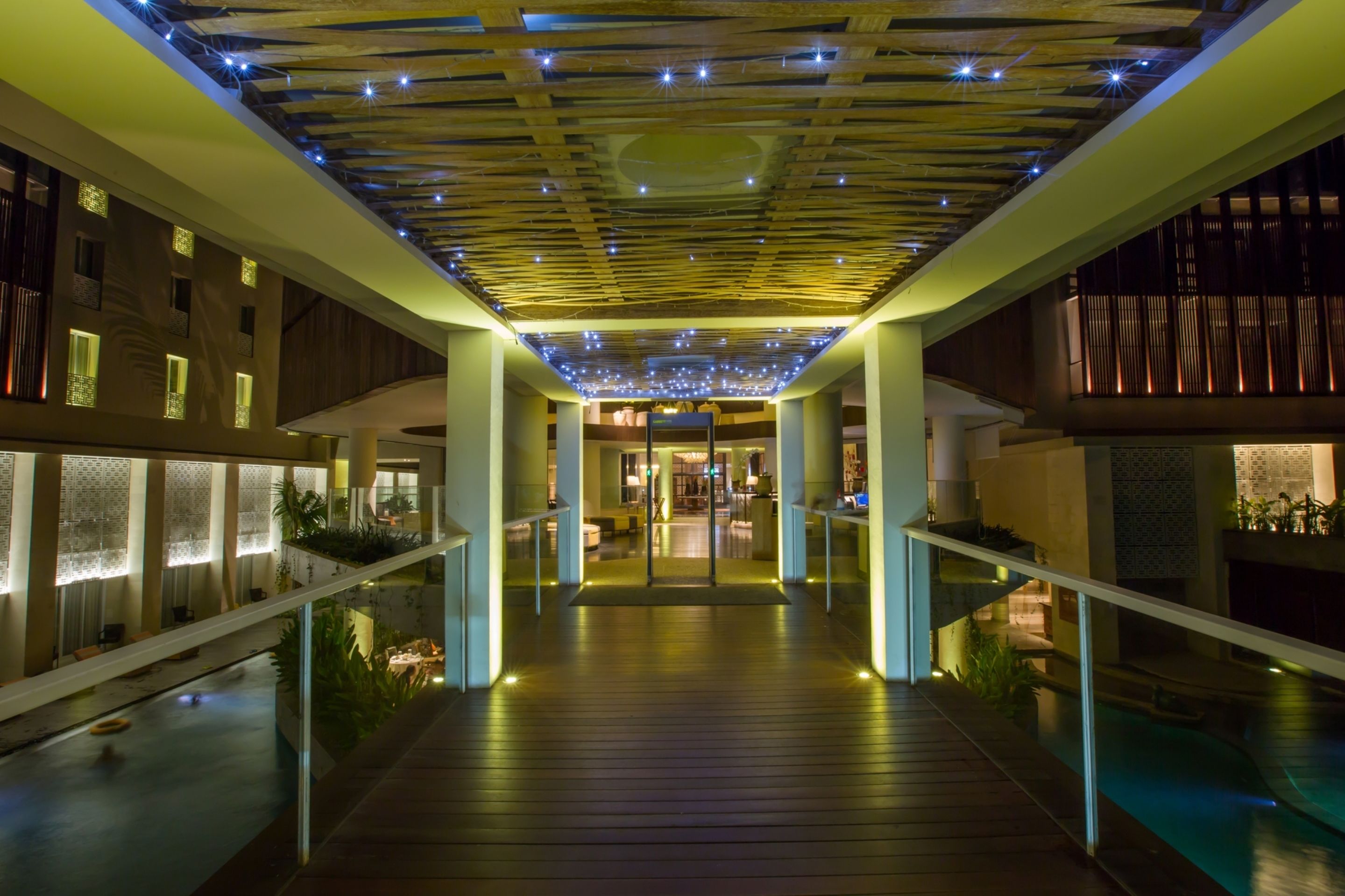Interior entrance