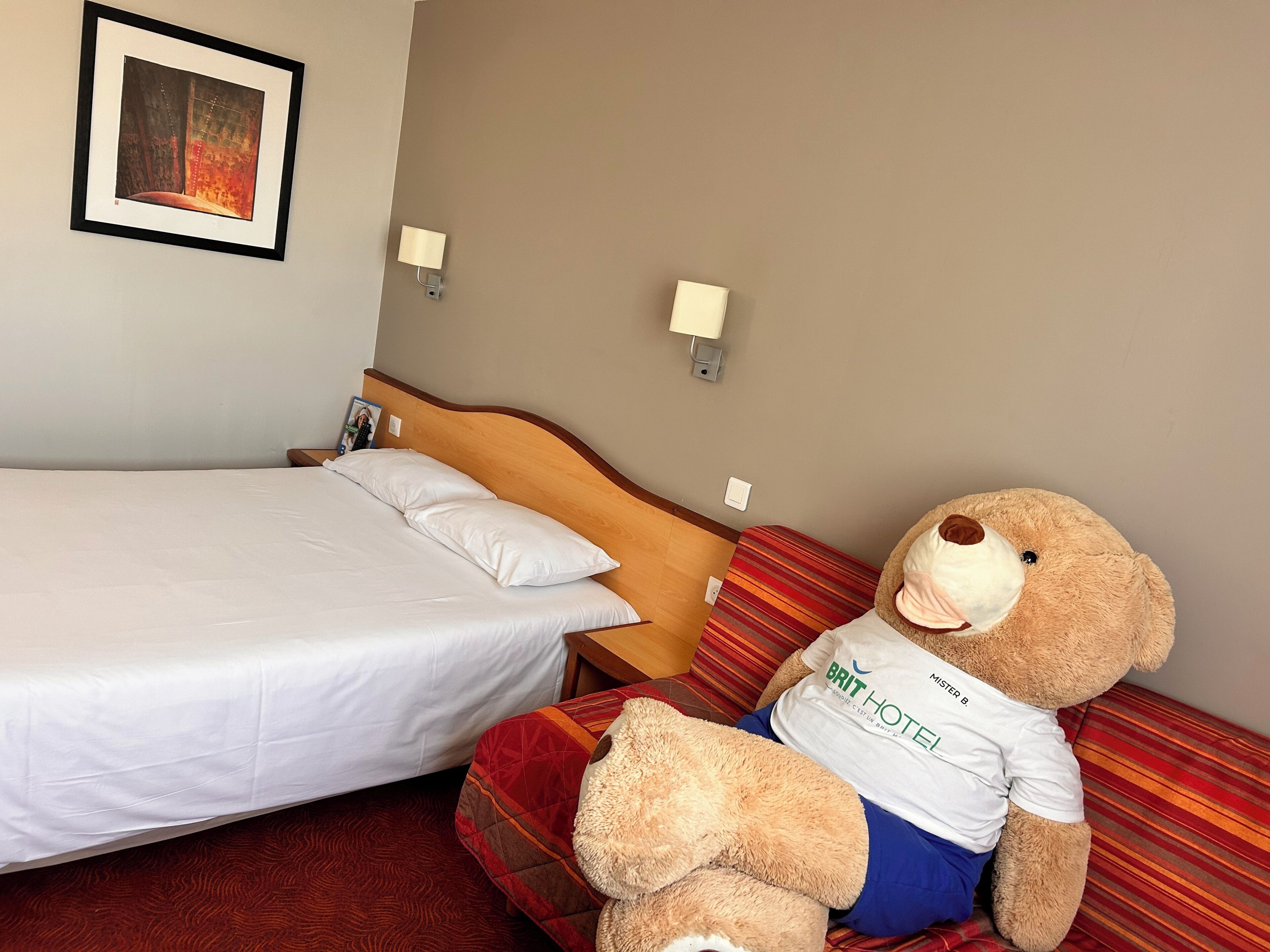 Premium bedding, desk, free WiFi