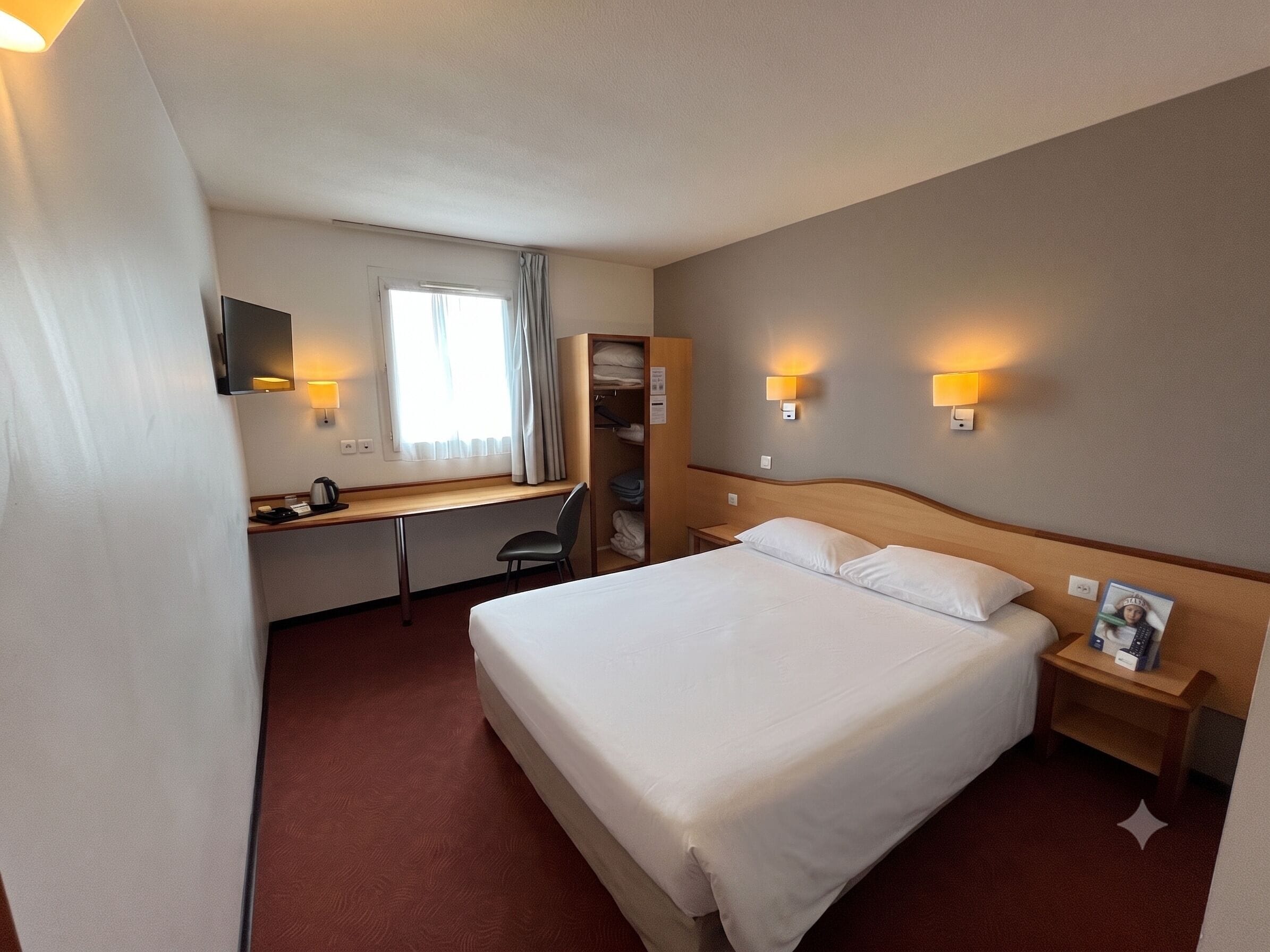 Standard Double Room | Premium bedding, desk, free WiFi