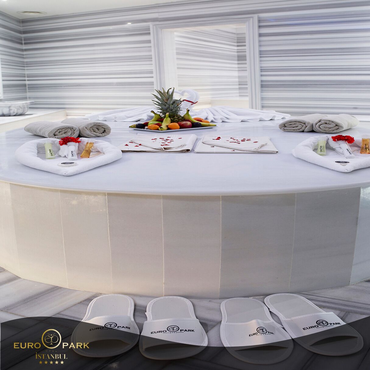 土耳其浴、身体护理、芳香疗法、热石按摩、深层组织按摩、瑞典式按摩