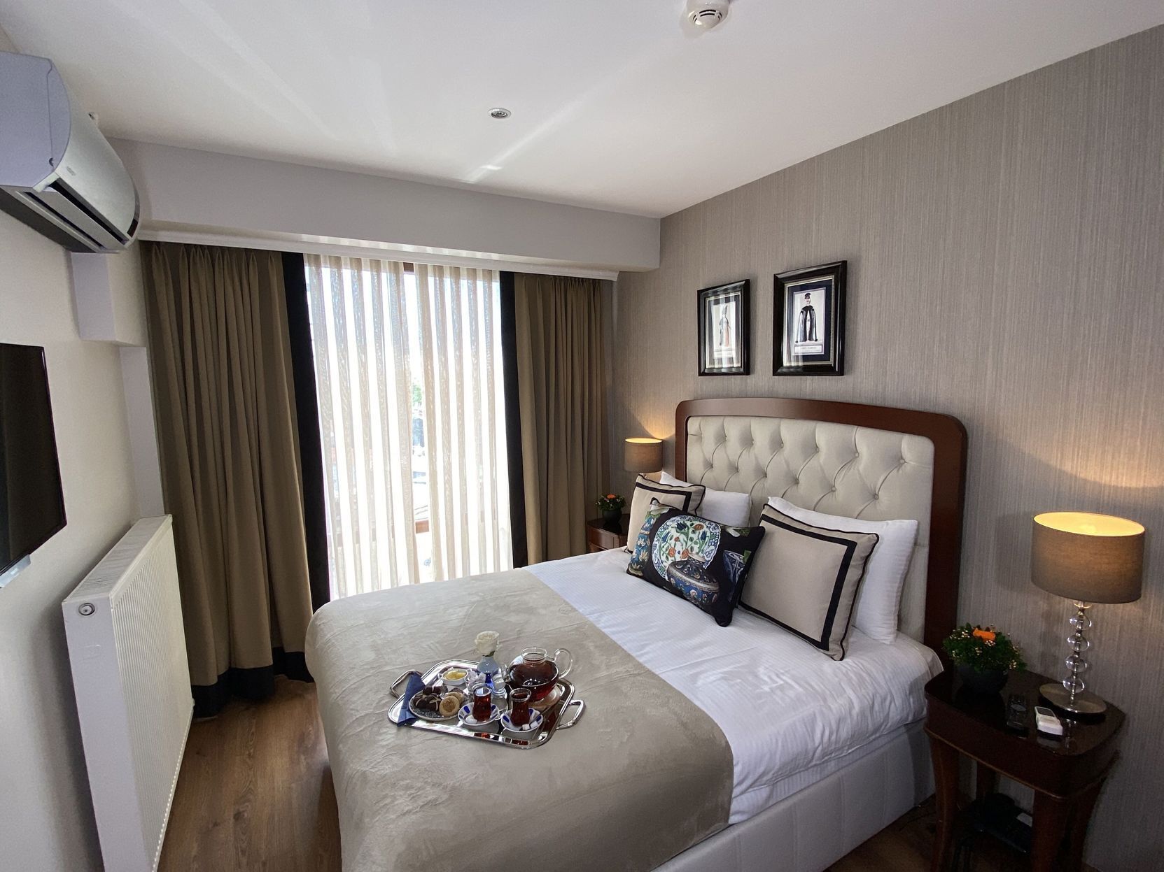Premium bedding, minibar, in-room safe, desk