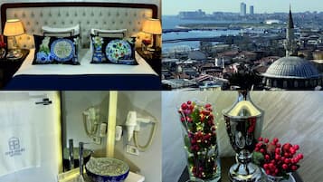 Superior Room Sea View | Roupas de cama premium, frigobar, cofres nos quartos, escrivaninha