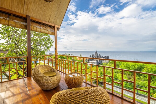 Suite Majestueuse, vue mer | Terrasse/Patio