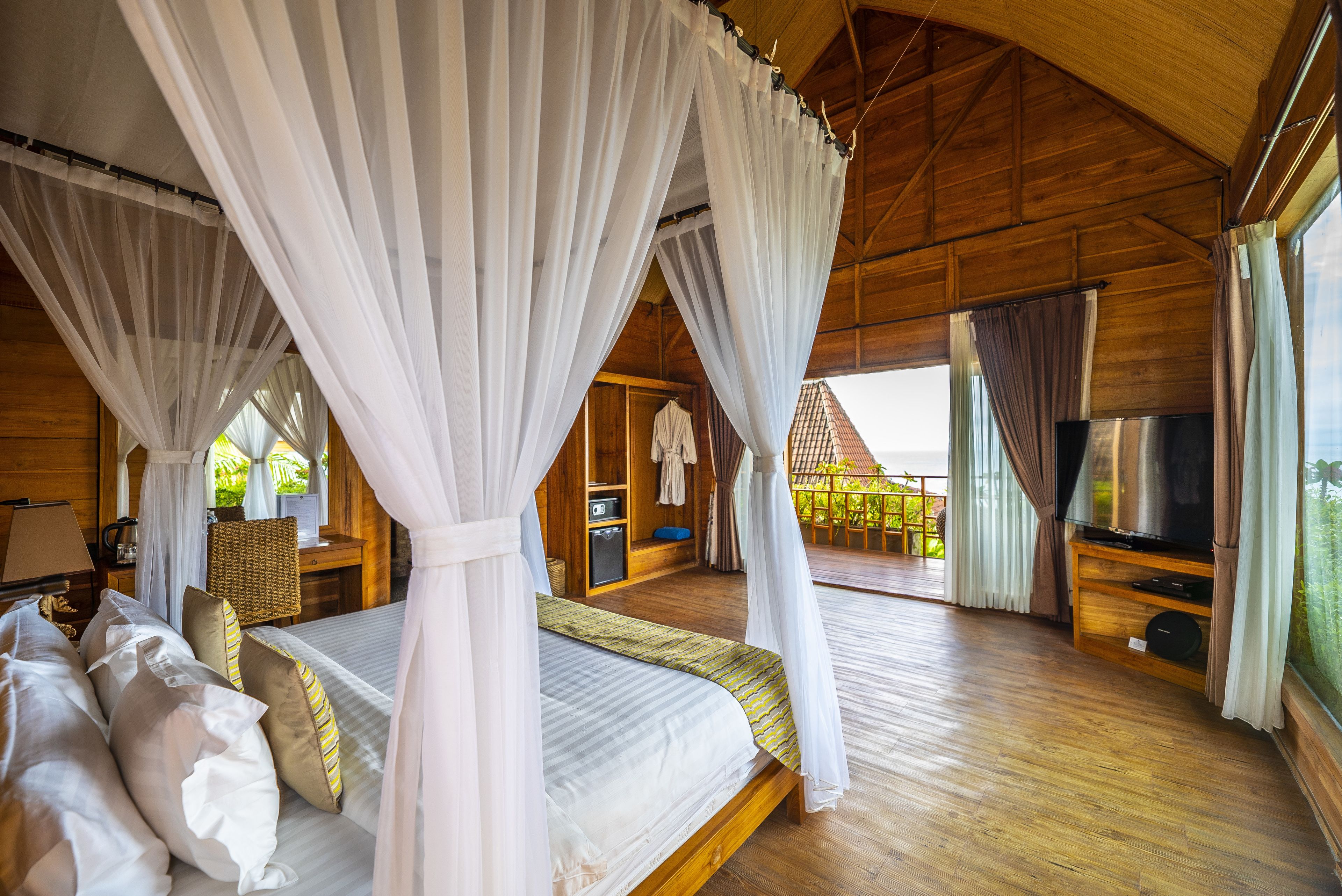 Villa, Ocean View | Premium bedding, in-room safe, desk, cribs/infant beds