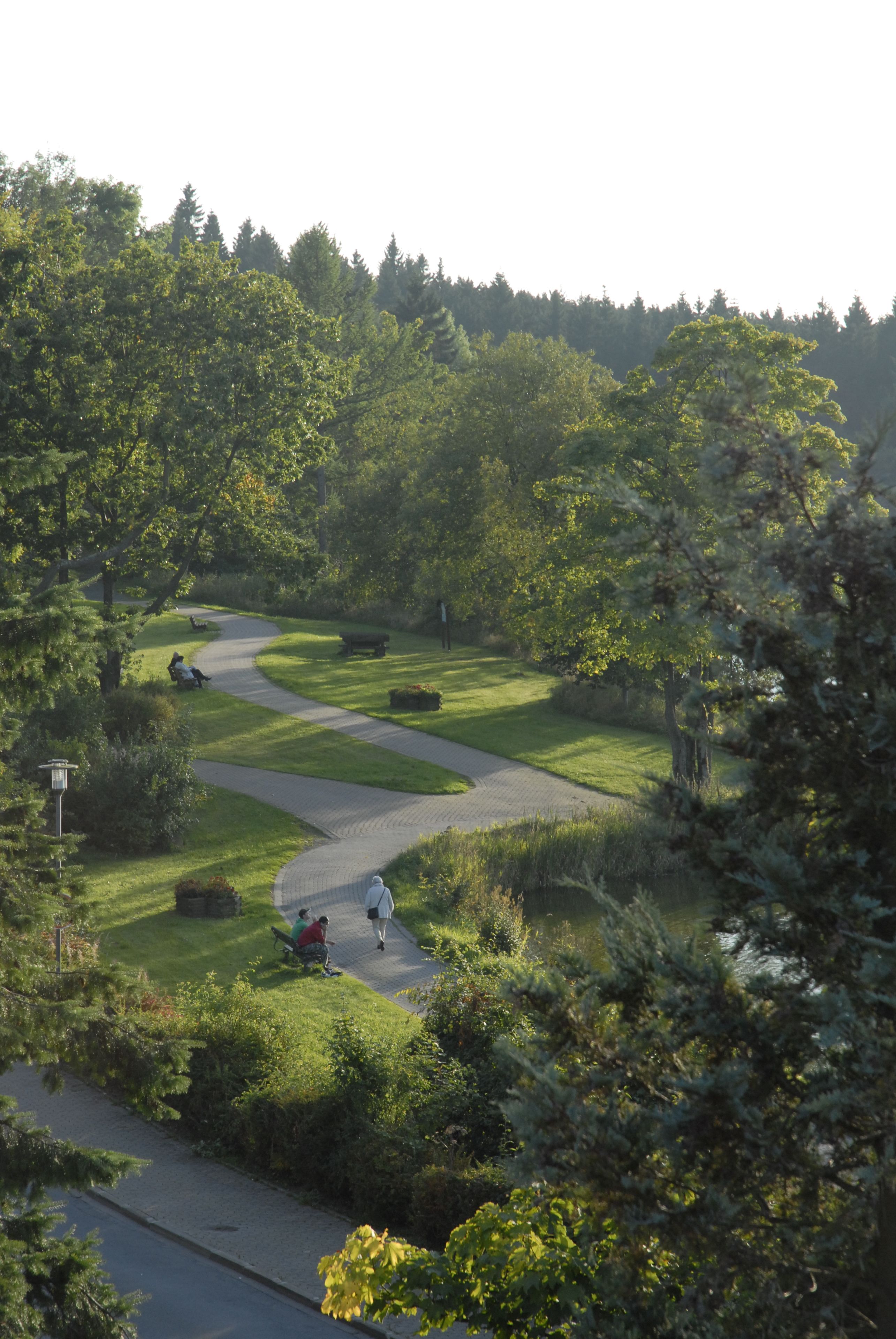 Blick von der Unterkunft