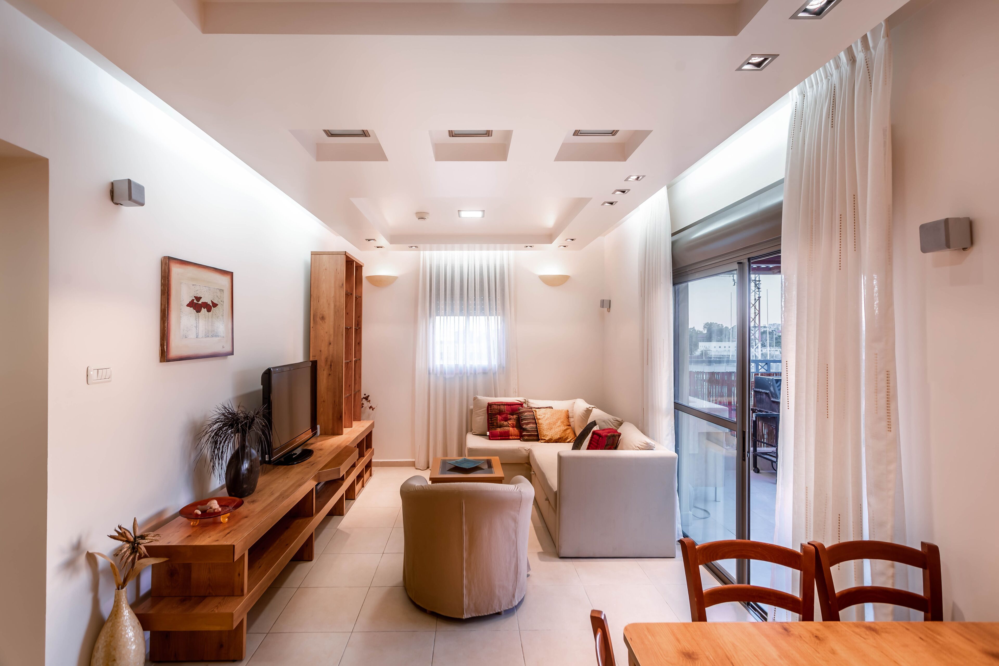 Classic Penthouse, Balcony | Living area | LCD TV
