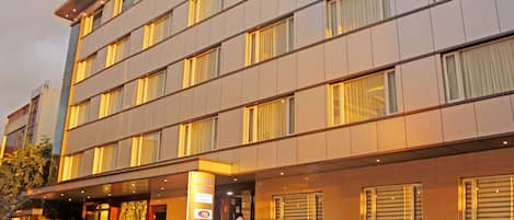 Front of property – evening/night