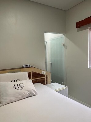Down duvets, minibar, desk, iron/ironing board