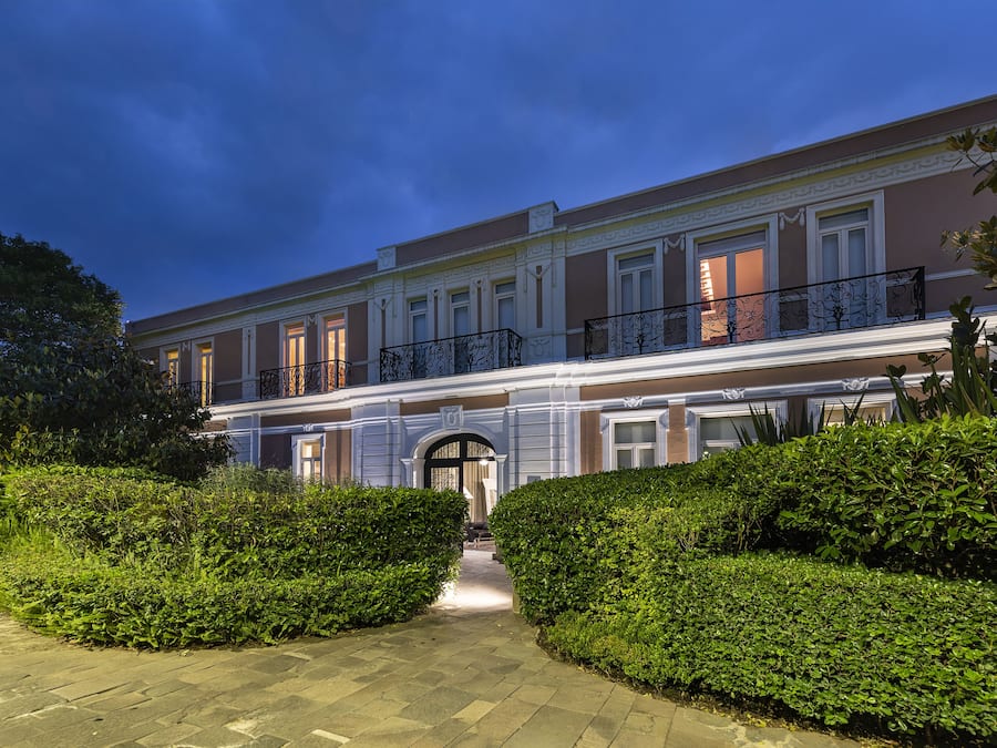 Voorkant van accommodatie