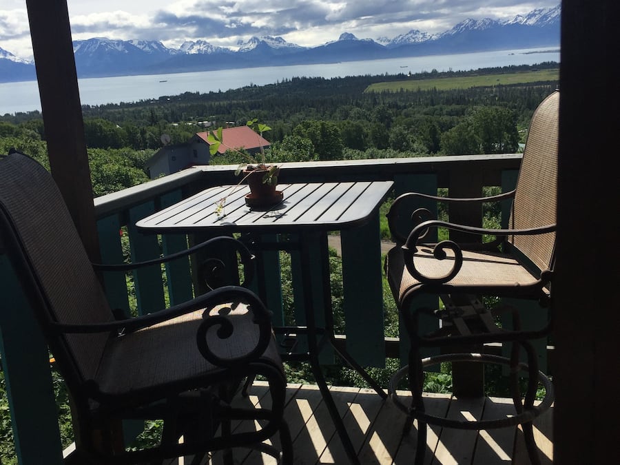 Vue depuis le balcon