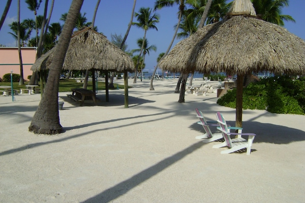On the beach, beach towels