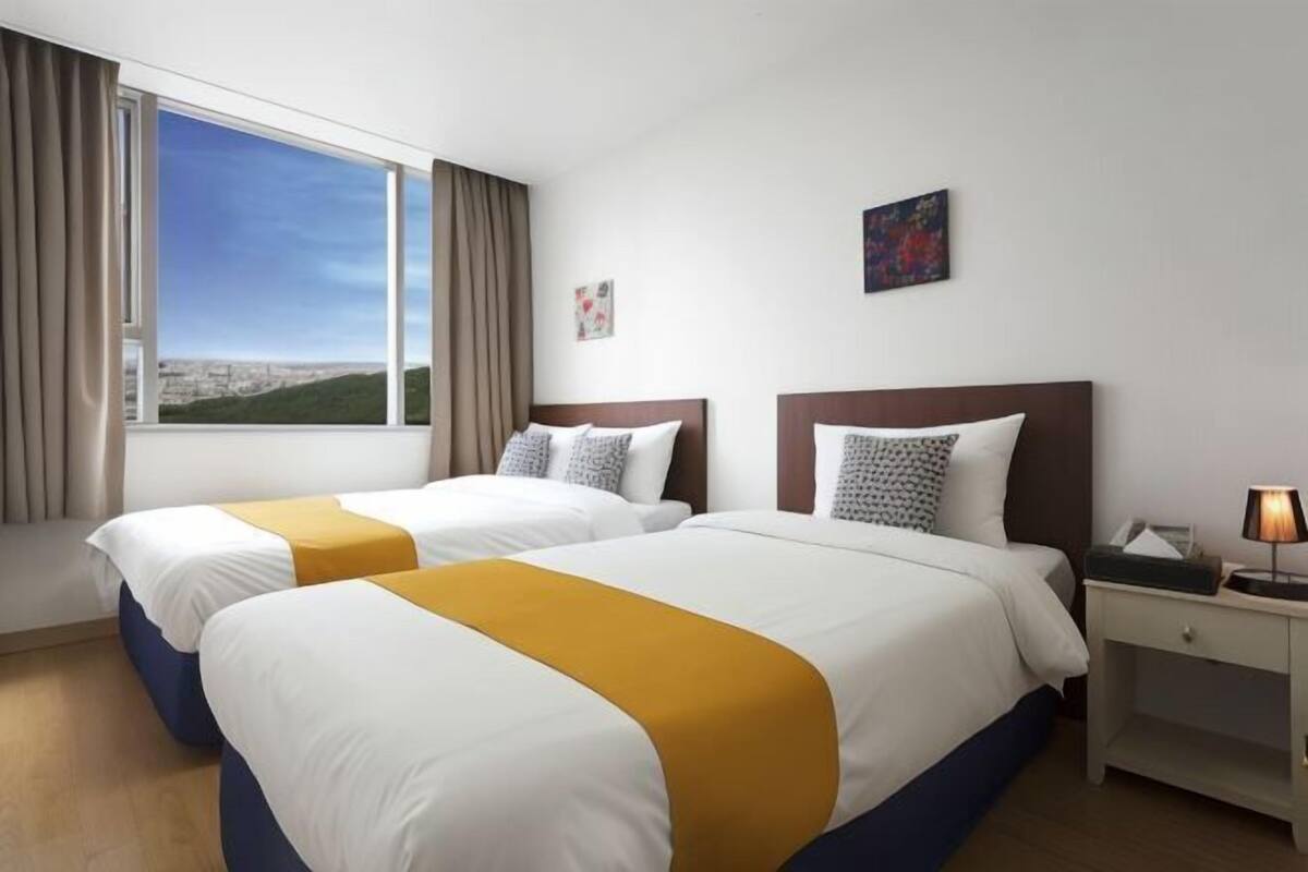 Pillowtop beds, desk, iron/ironing board (on request), WiFi (free)
