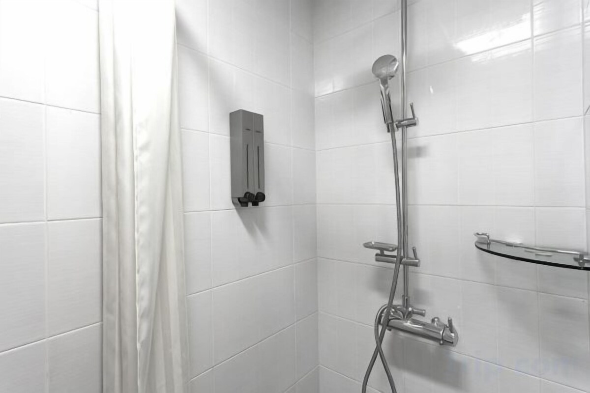 Bathroom | Shower, free toiletries, hair dryer, slippers