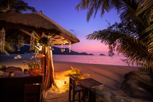 Private beach