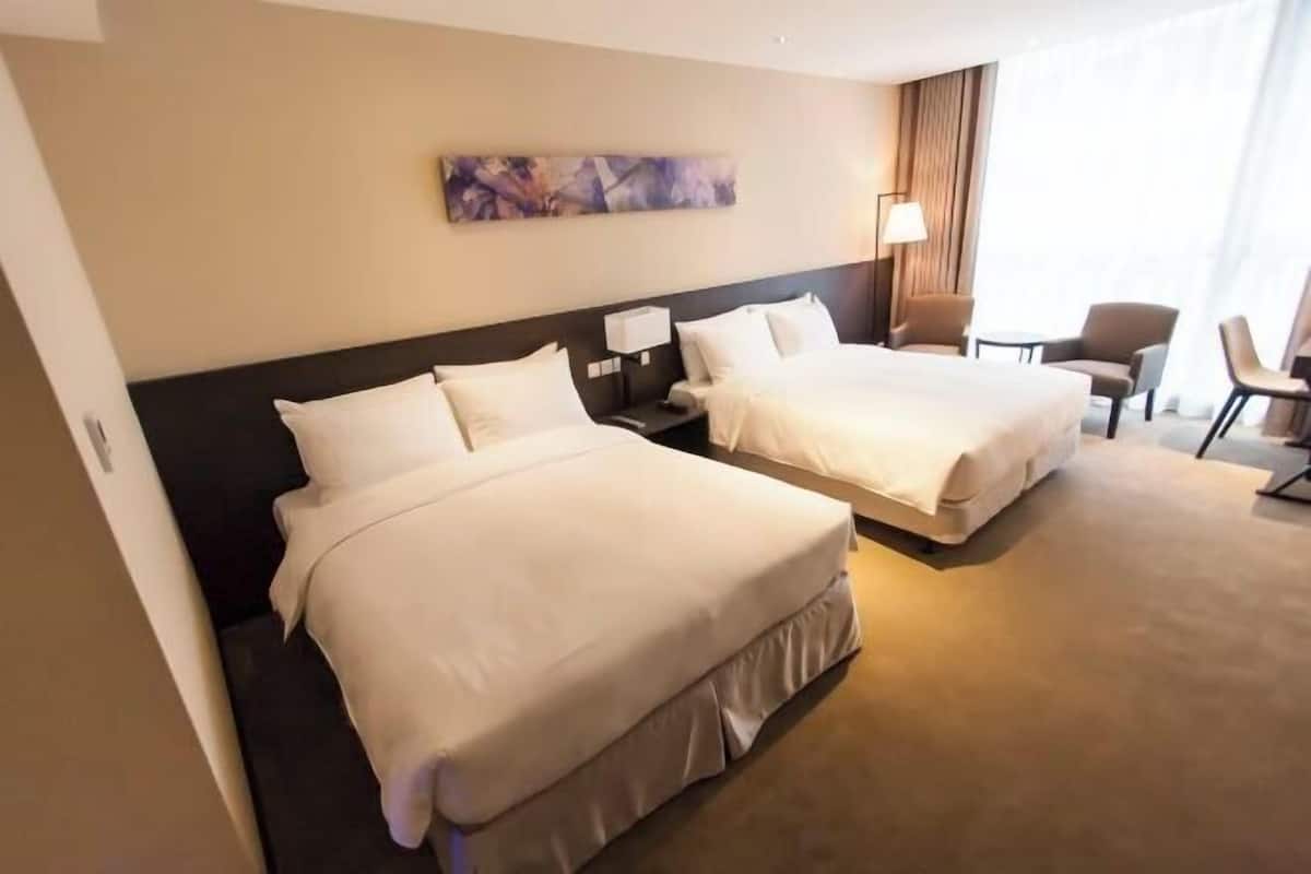 Ropa de cama de alta calidad y minibar