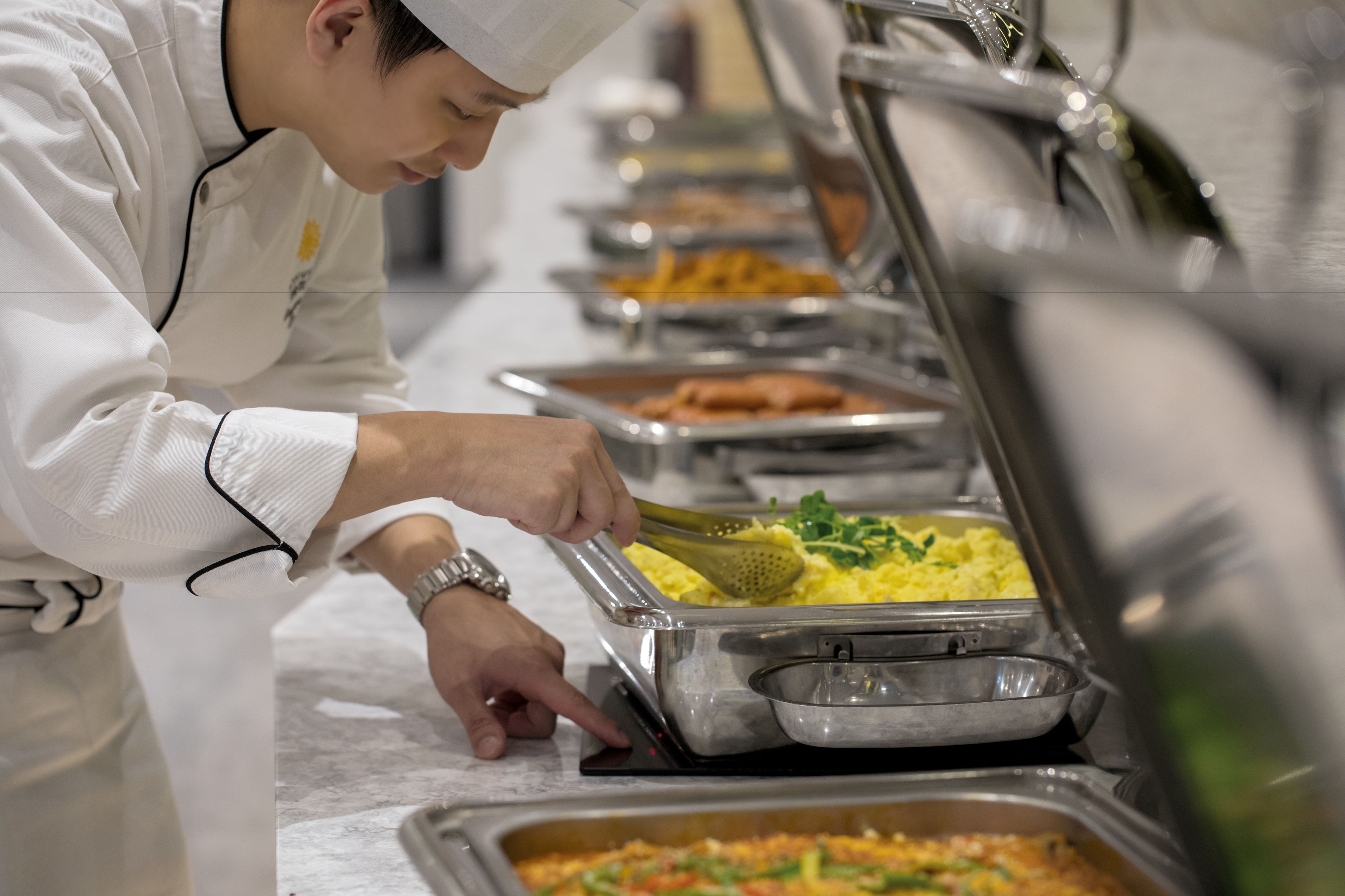 Daily self-service breakfast for a fee