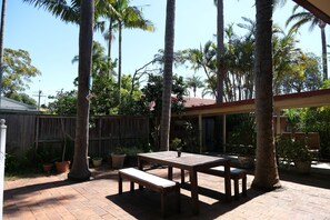 Blick auf den Garten