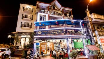 Front of property – evening/night