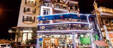 Front of property - evening/night