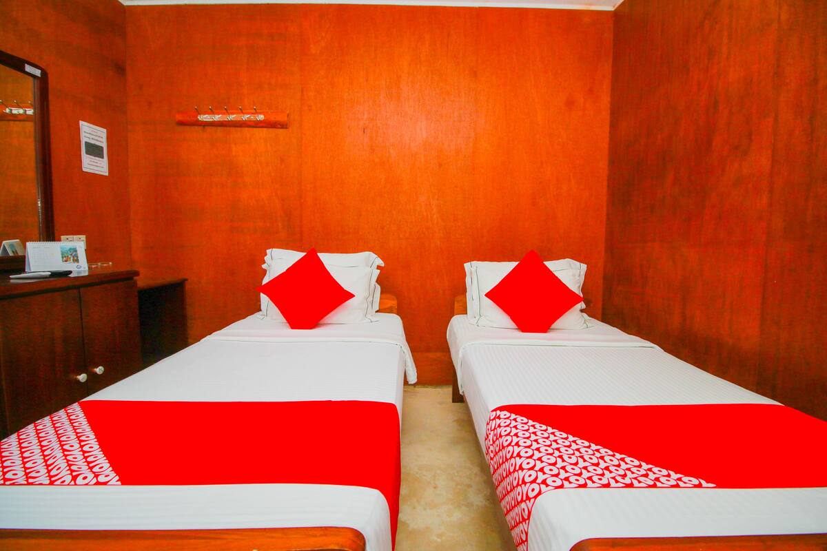 Habitación estándar con 2 camas individuales | Minibar, escritorio y wifi gratis