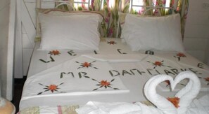 Decoración personalizada, muebles diferentes y wifi gratis