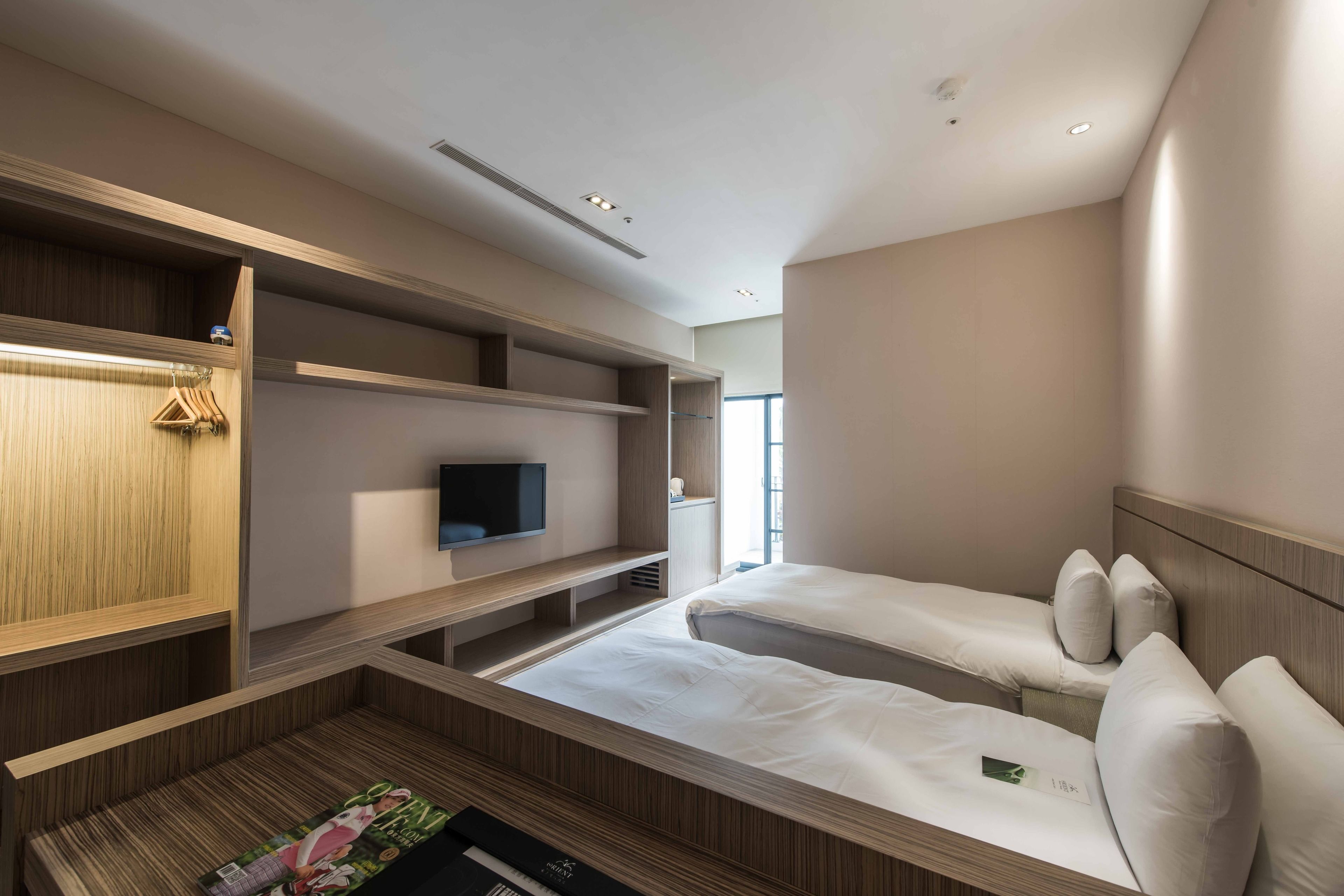 Deluxe Twin kamer, 2 eenpersoonsbedden, balkon