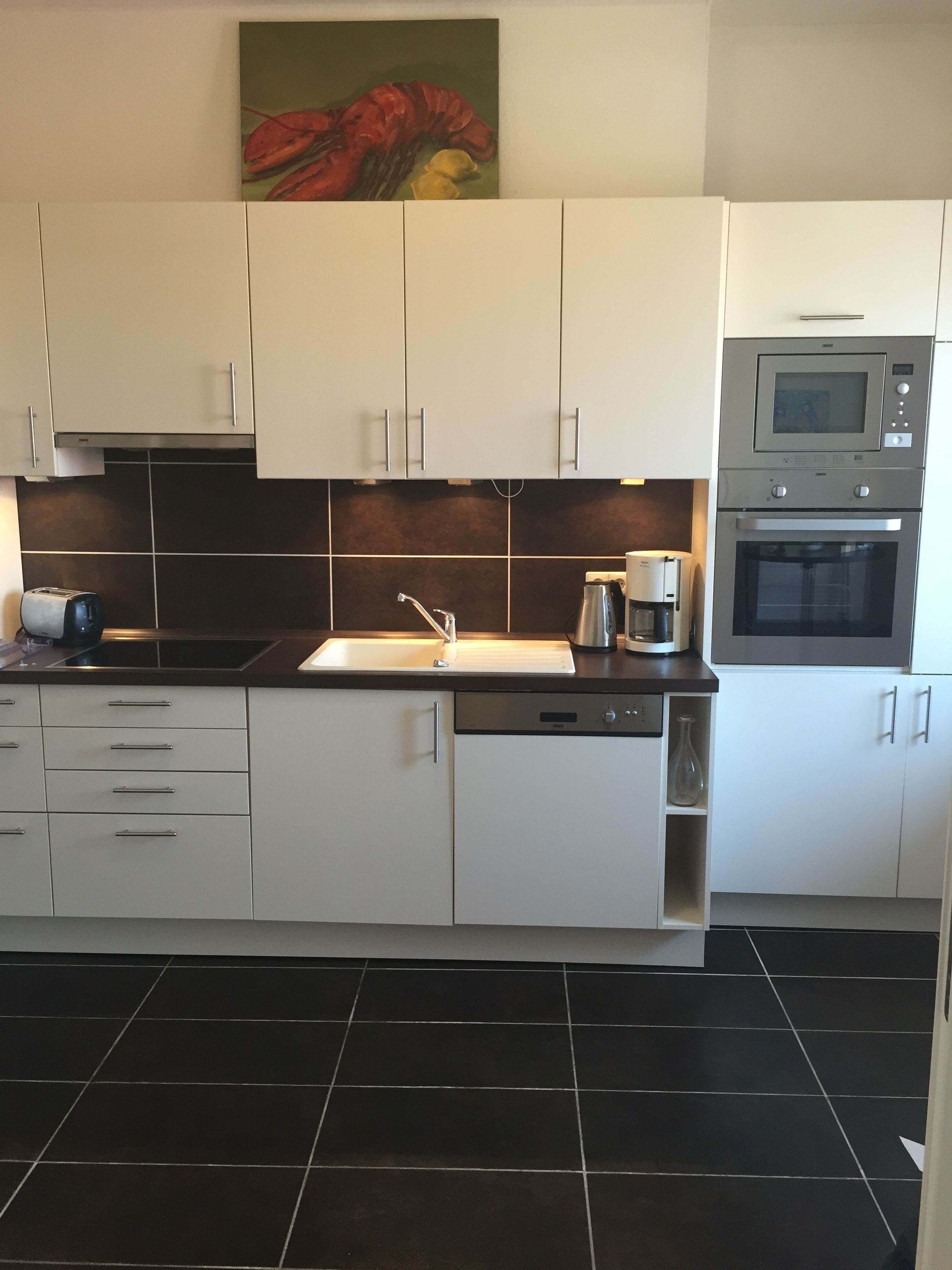 premium apartment | private kitchen | fridge, espresso maker, electric kettle