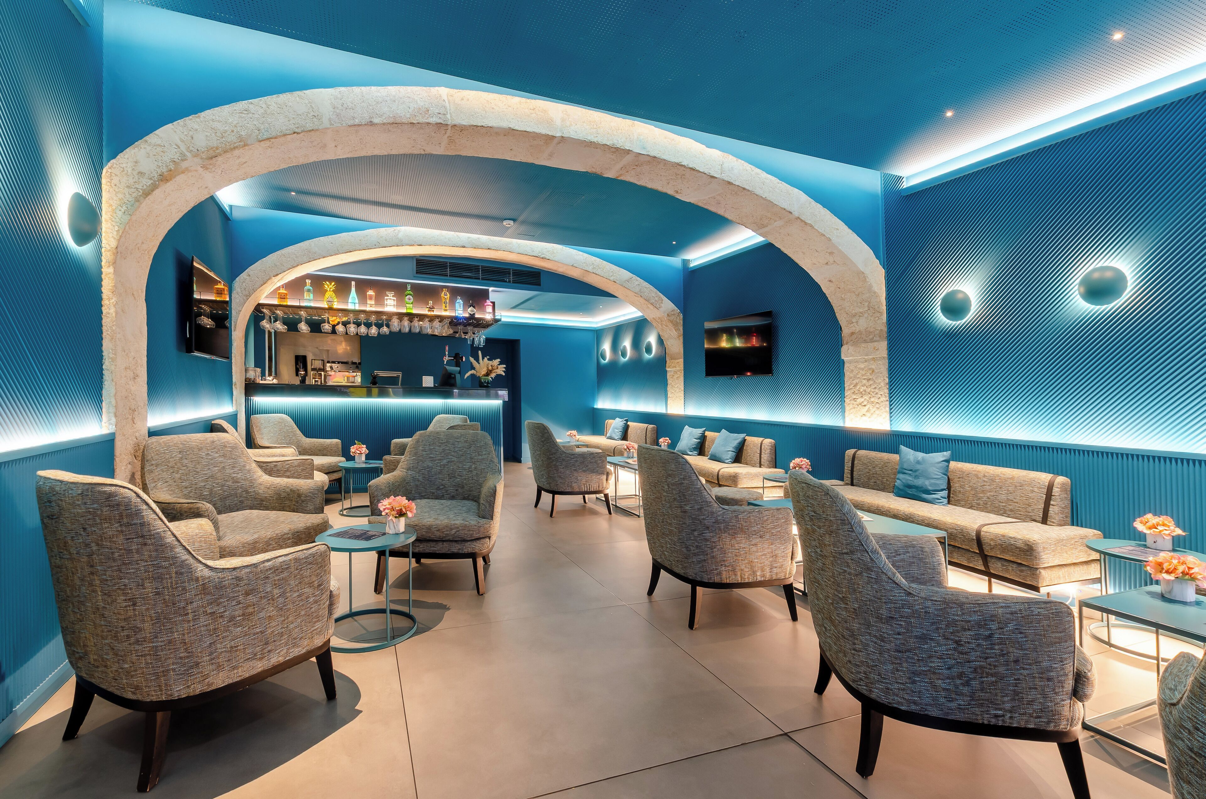 Sala de estar en el lobby