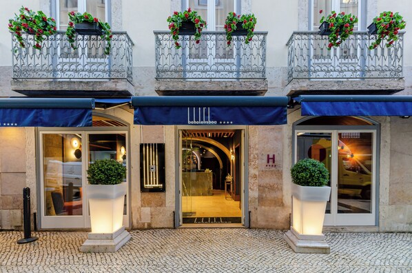 Majoituspaikan julkisivu