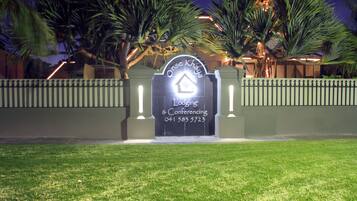 Front of property - evening/night