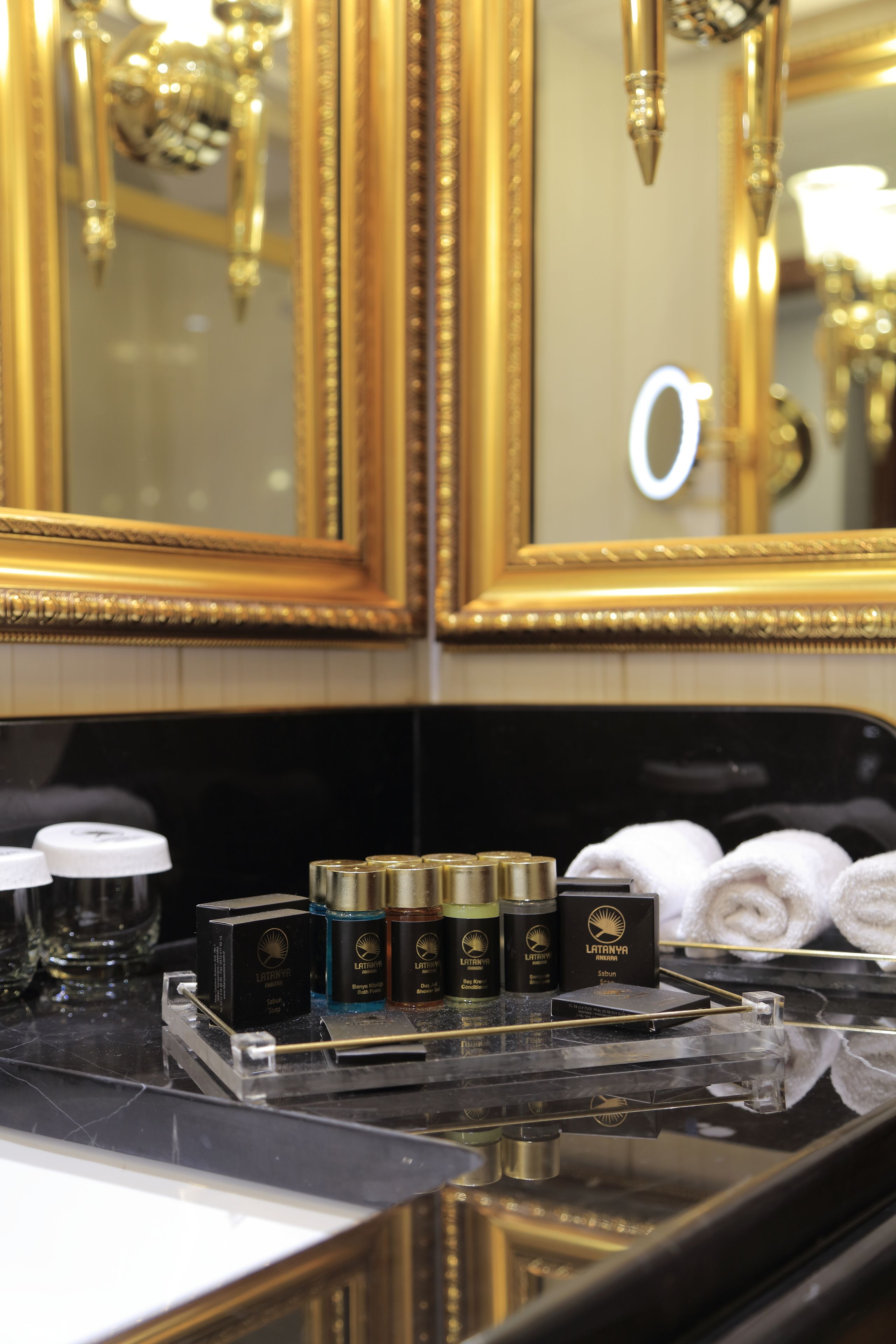 presidential suite | bathroom | shower, designer toiletries, hair dryer, bathrobes