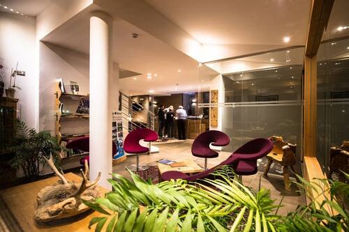 Lobby sitting area