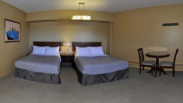 Economy Double Room, 2 Double Beds, Private Bathroom