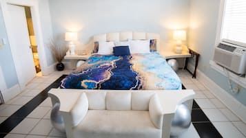 Luxury-Zimmer, 1 King-Bett, Nichtraucher, Badewanne (Retro Style) | 1 Schlafzimmer, hochwertige Bettwaren, Pillowtop-Betten