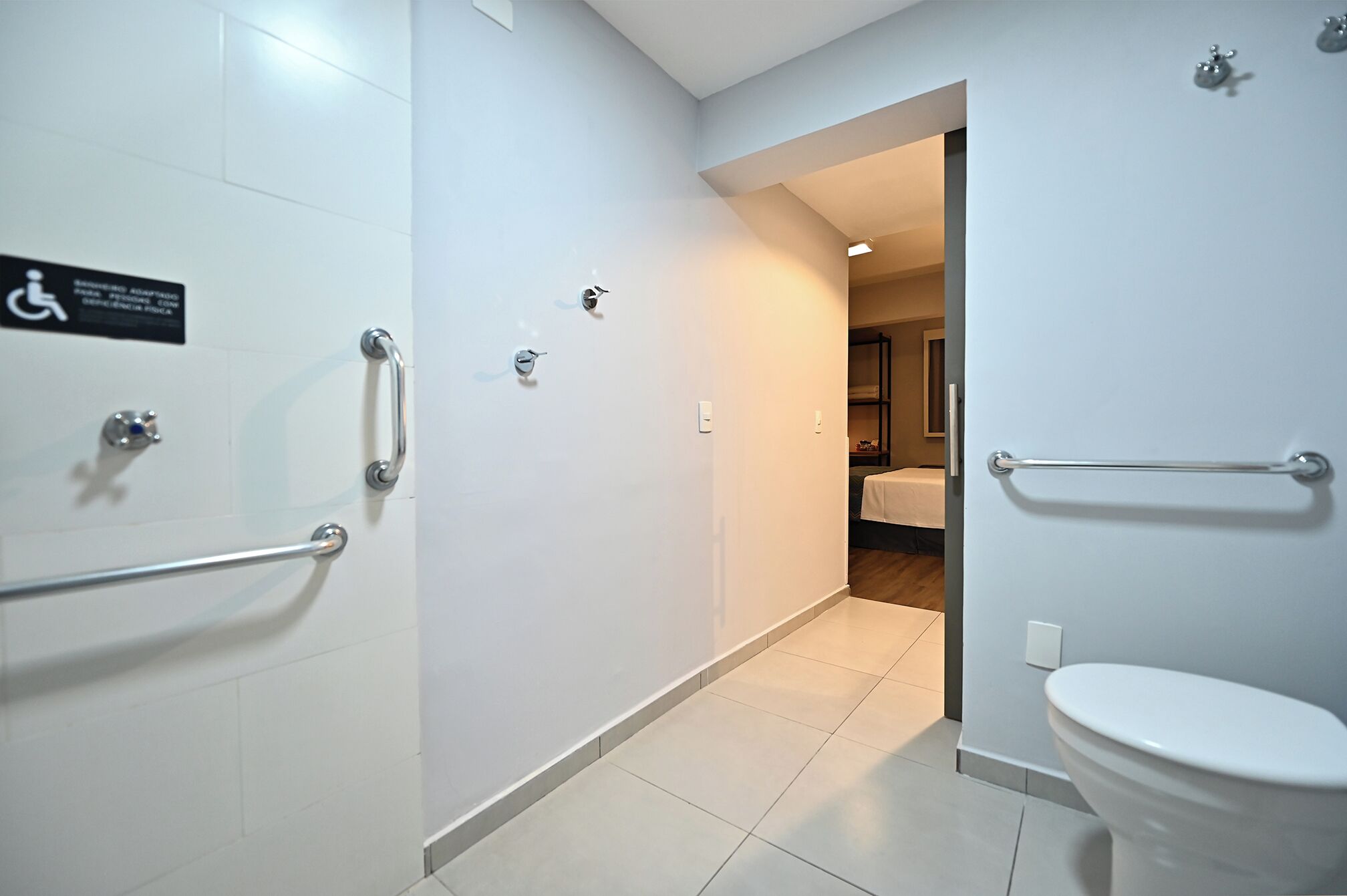 standard pcd room | bathroom | shower, free toiletries, hair dryer, towels